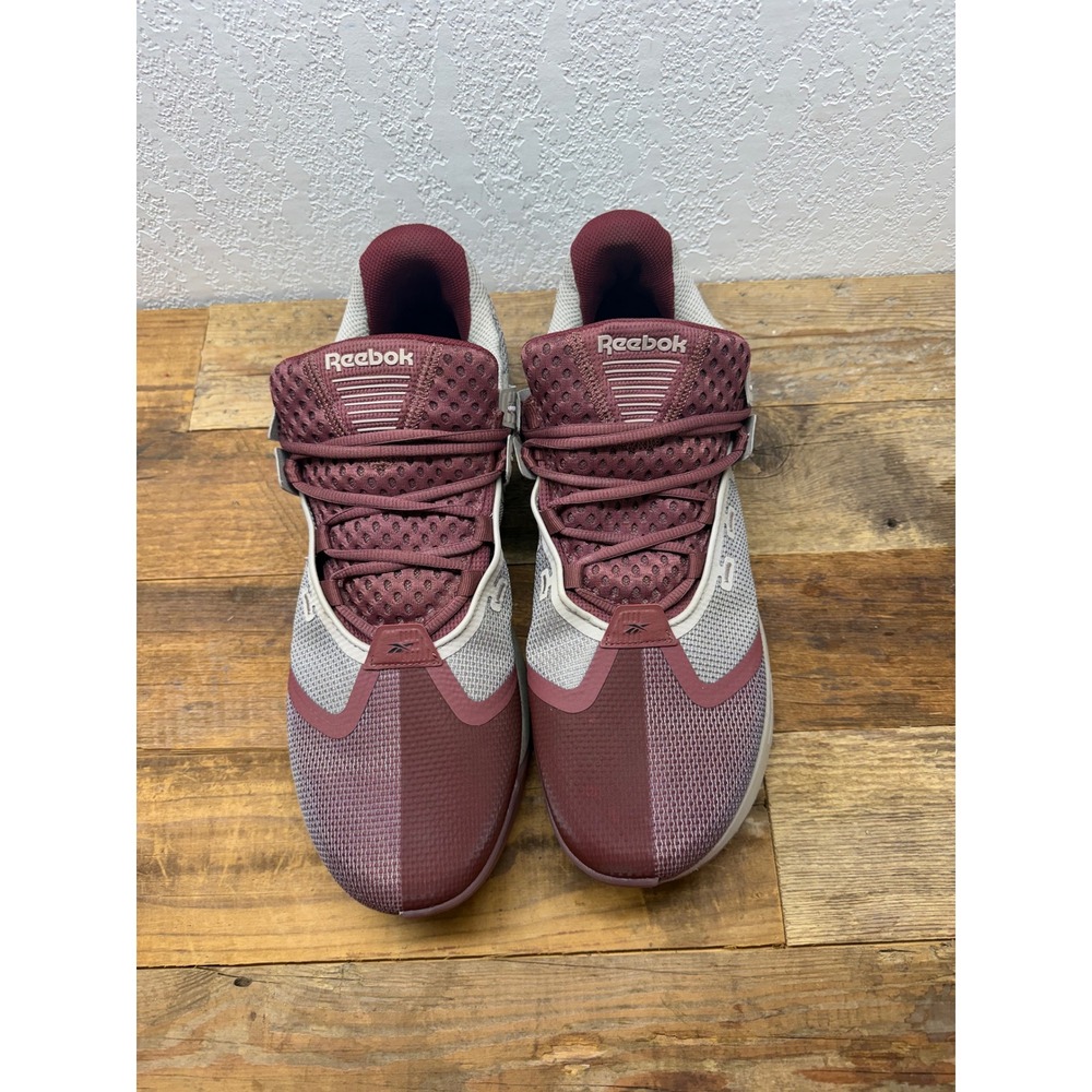 Reebok JJ Watt PT40 Nano X2 Mens Training Shoes Burgundy Grey GX9913 Size 15 - Picture 3 of 8